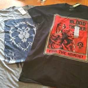 NWT Hot Topic World of Warcraft Tshirts